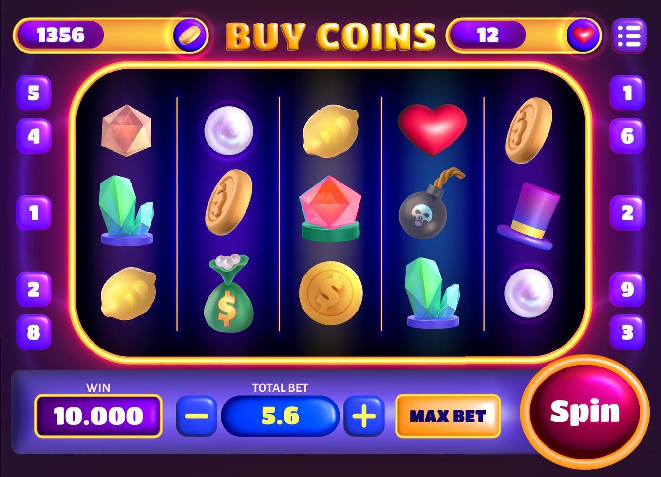 slot games background